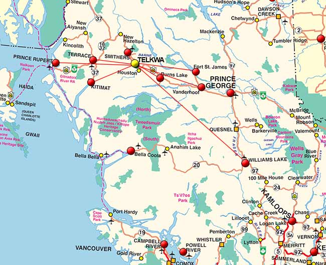 Covid 19 Travel Safe Charter Flights To Telkwa BC